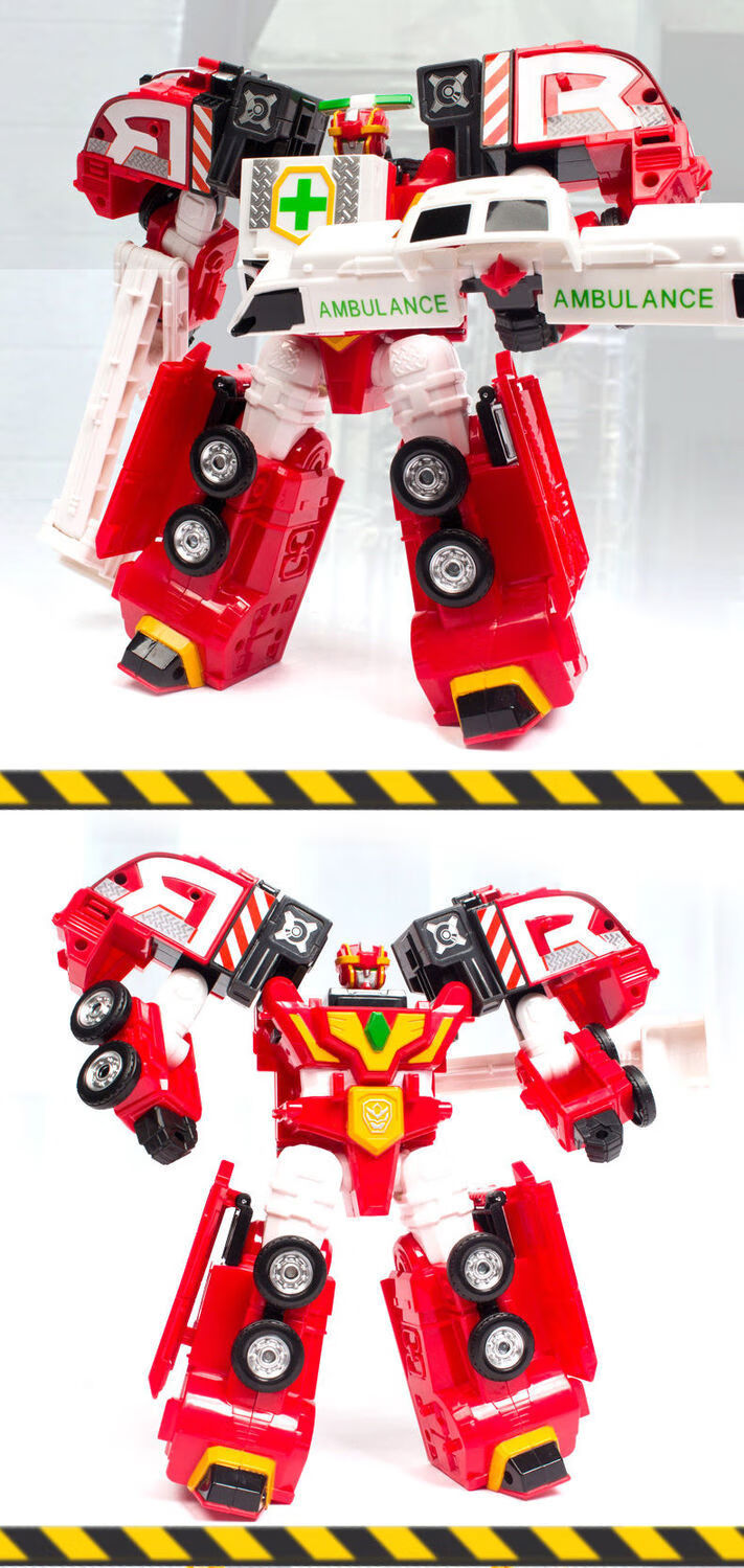 汽车机器人救援特警巨人六一礼物 精英版耍宝金刚(两种形态 正品保障)