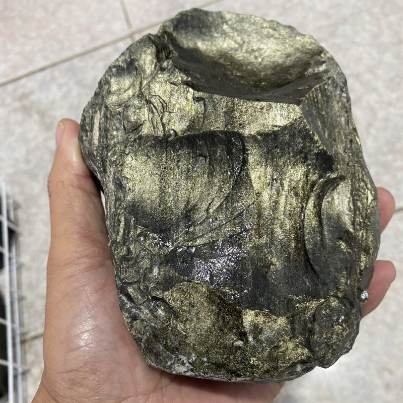 天然黑耀石原石毛料黑曜石金曜石大块原矿石风水摆件雕刻定做加工定制