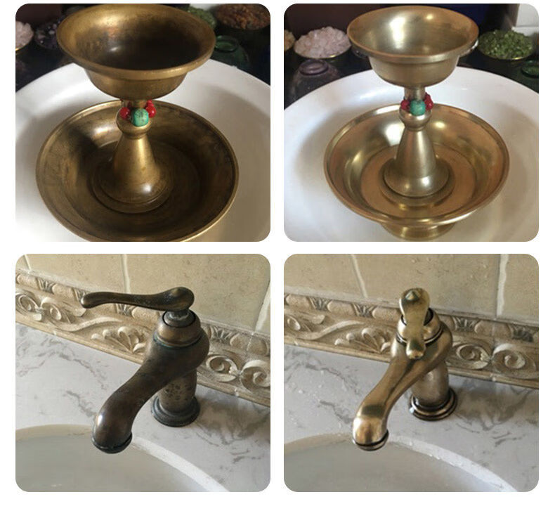 擦铜水铜锈去除剂铜器清洁剂擦铜膏去氧化光亮黄铜清洗large 【250ml