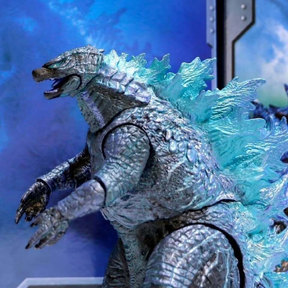 neca哥斯拉2021电影核能喷射能量版shm怪兽可动模型手办摆件2019红莲