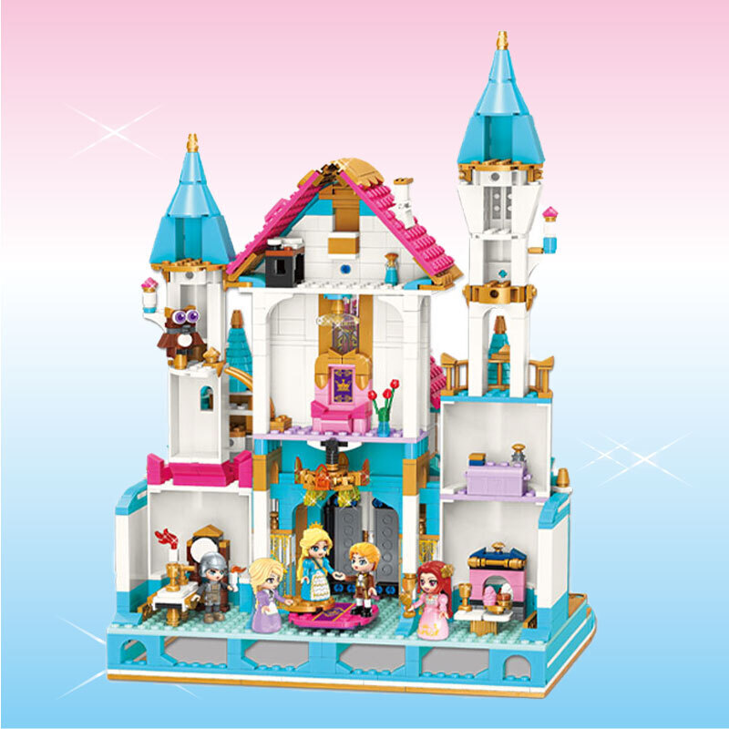 定制启蒙乐高积木女孩系列场景城堡房子女生公主屋儿童拼装玩具拼图