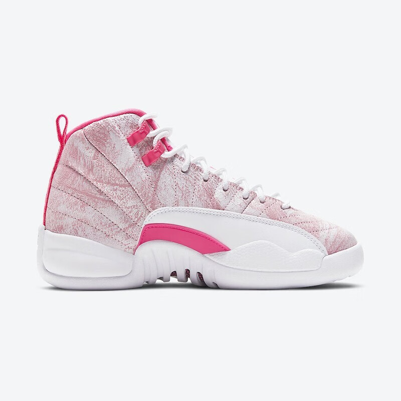 【现货】耐克air jordan 12 aj12 樱花白粉冰淇淋篮球鞋 510815-101