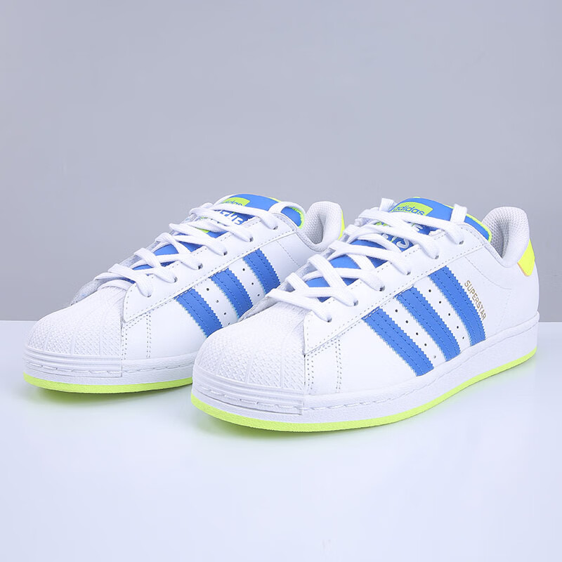 adidas阿迪达斯三叶草superstarlaceless贝壳头无鞋带一脚穿休闲板鞋