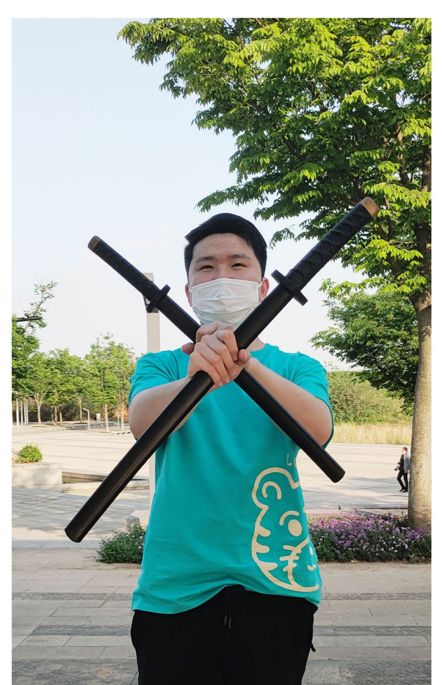 刀儿童玩具男童塑料带鞘刃仿真pu软橡胶表演道具 刀大号75cm(带鞘) pu