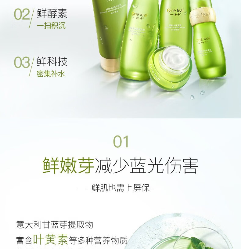 一叶子护肤品套装礼盒女补水保湿收缩毛孔滋润肌肤植物酵素化妆品官方 【洁面乳 100g】