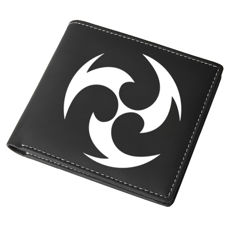 原神周边钱包神之眼冰元素动漫游戏二次元男女学生钱夹皮夹卡包雷元素