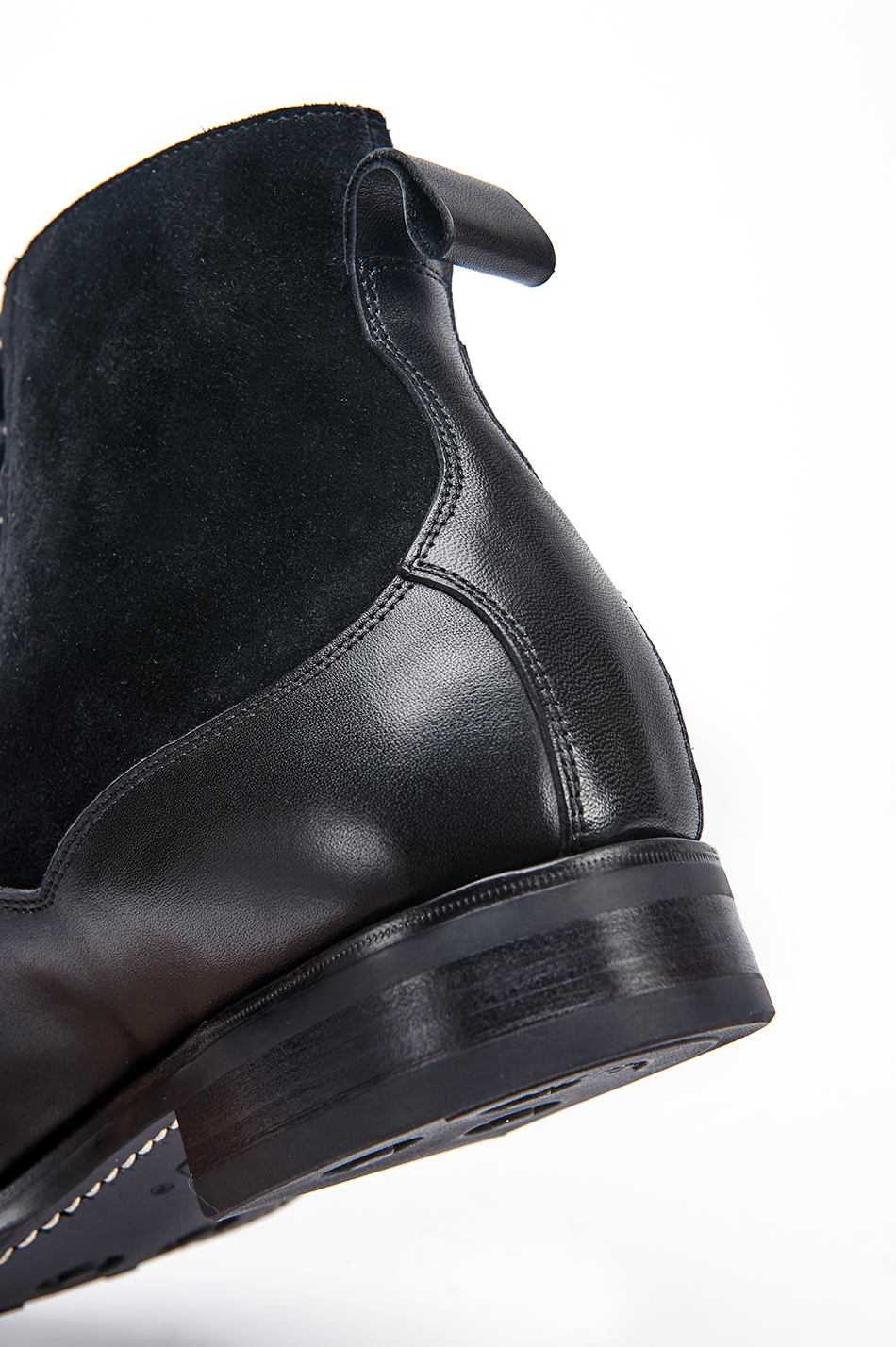 固特异手工反绒复古休闲男绅士牛津皮靴 升级 意大利vibram鞋底 35