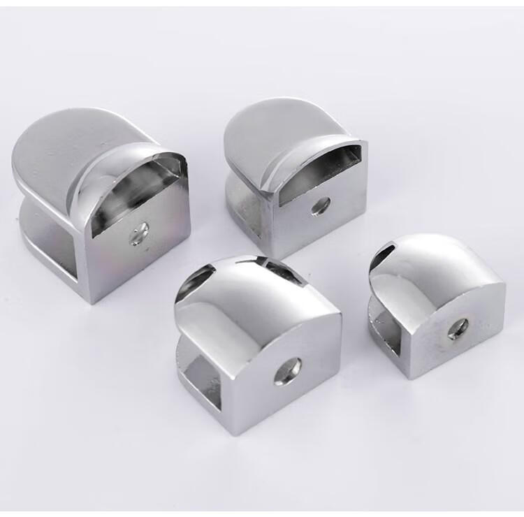 玻璃夹支撑脚玻璃夹子固定托免打孔防滑脚垫玻璃托架支撑免钉层板夹