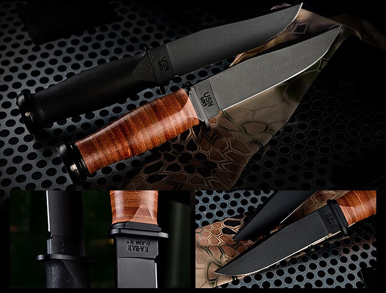 美国卡巴美国ka-bar卡巴2225/2221/1217户外装备高硬度便携野营小直刀