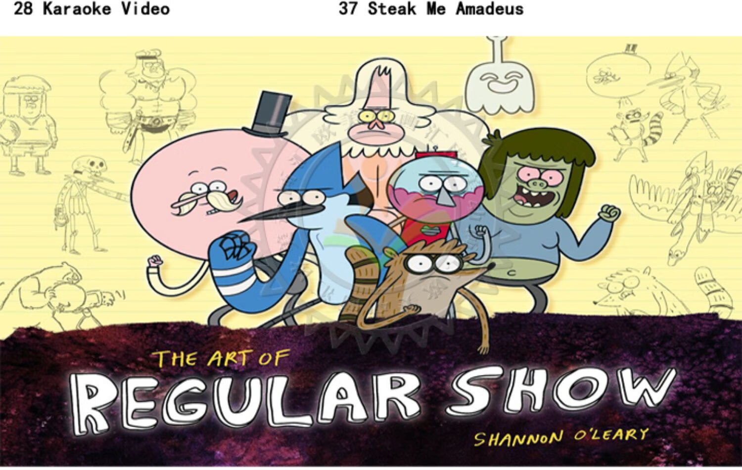 regularshow日常工作4季纯英文动画碟片视频dvd光盘车用usb盘usb盘