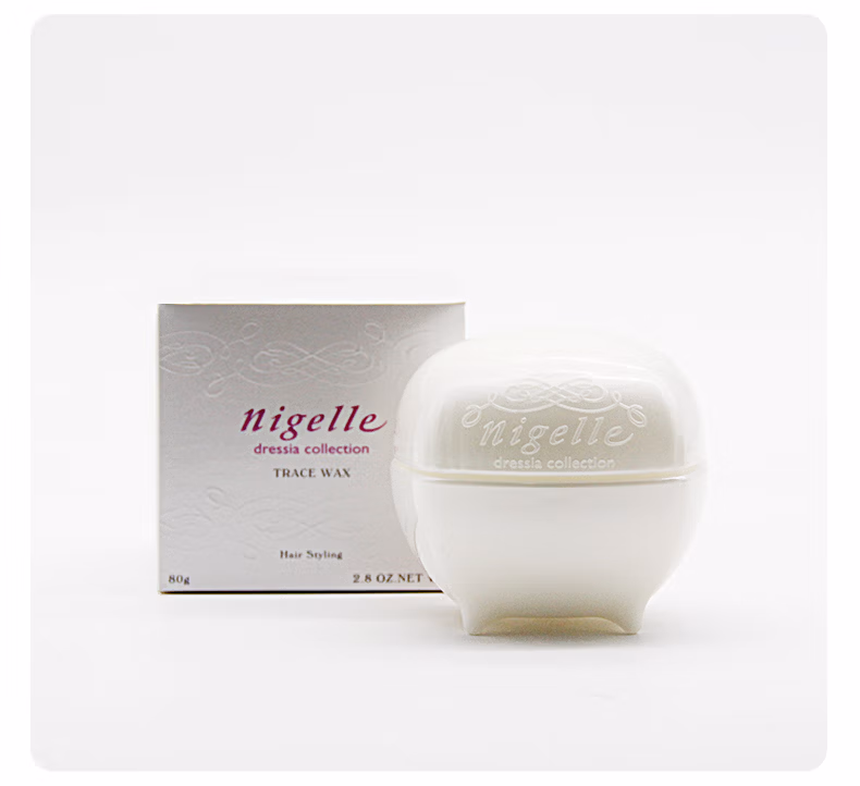 【中国直邮】 日本 MILBON 玫丽盼 Nigelle恋佳靓系列 保湿蓬松定型发泥【中长卷发】妃丽歌发蜡 80g