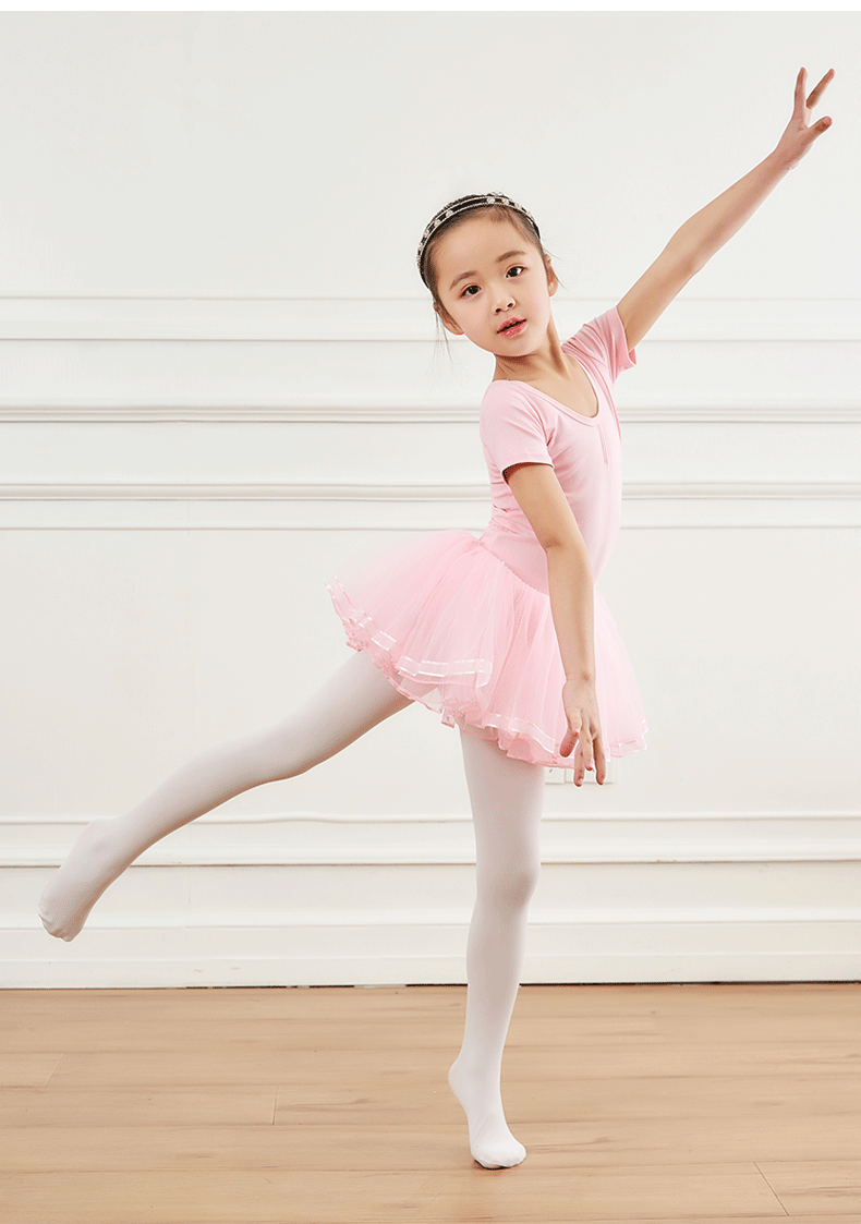 穿的女童连裤袜春秋儿童舞蹈袜夏薄款打底裤练功白色跳舞专用长筒丝袜