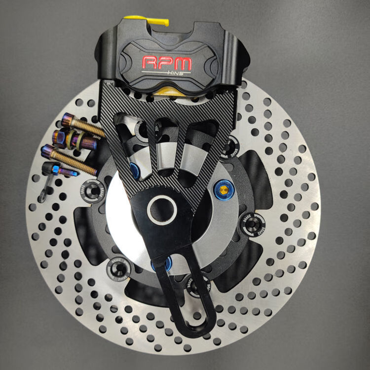 适用于电摩小辐射卡钳碟刹220后刹车套小龟雅迪战速爱玛改装标配平叉