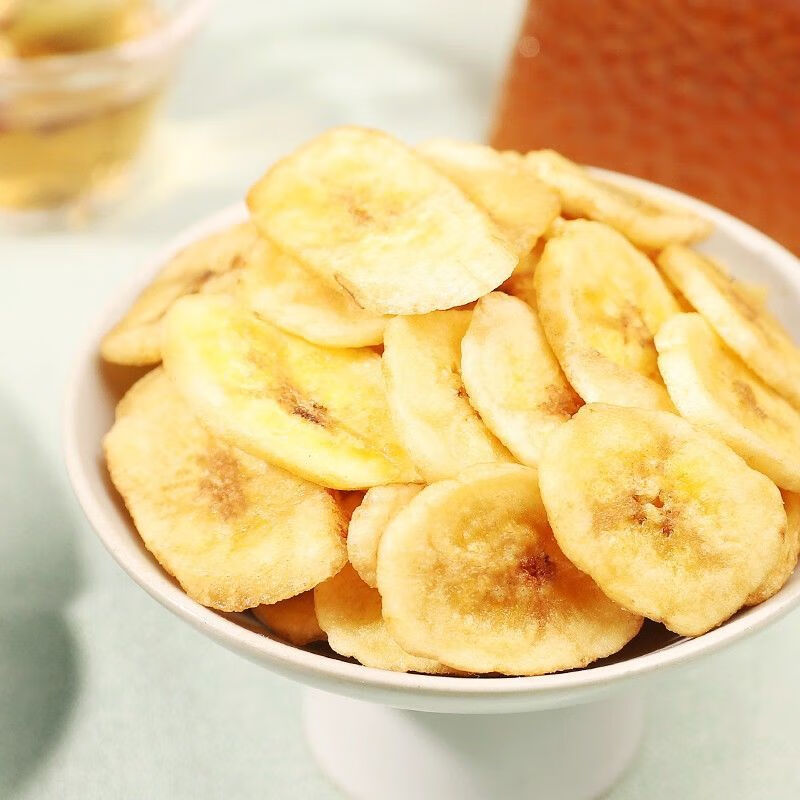 香酥香蕉脆片水果干香脆香蕉果干烘烤芭蕉干网红休闲零食小吃 酥脆