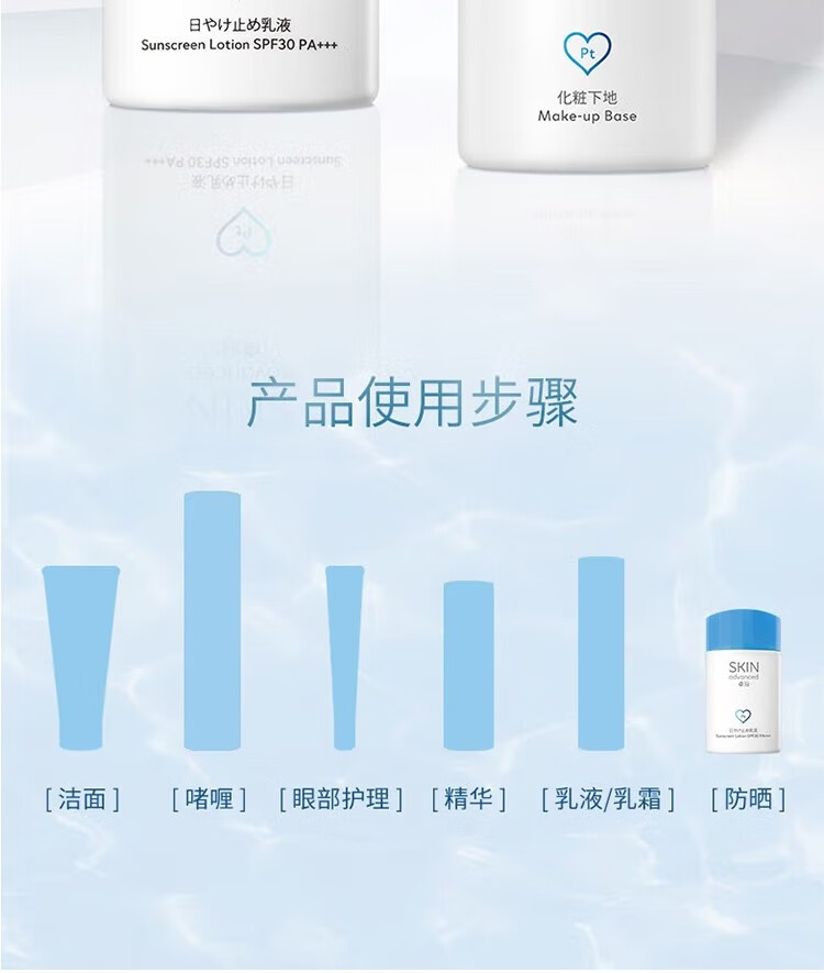卓沿舒润水凝防晒乳液SPF30PA+++ 卓沿防晒霜 户外卓沿防晒乳 50ml