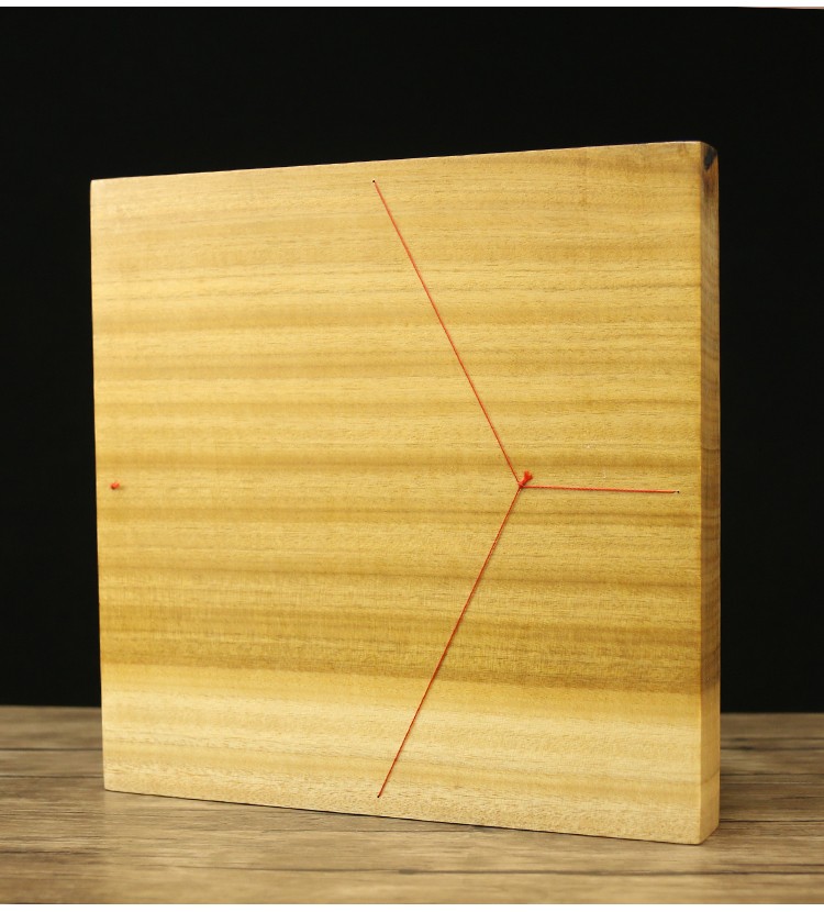 银杏木手工罗盘风水盘高精度专业八寸三合盘罗经仪指南针初学方盘随身