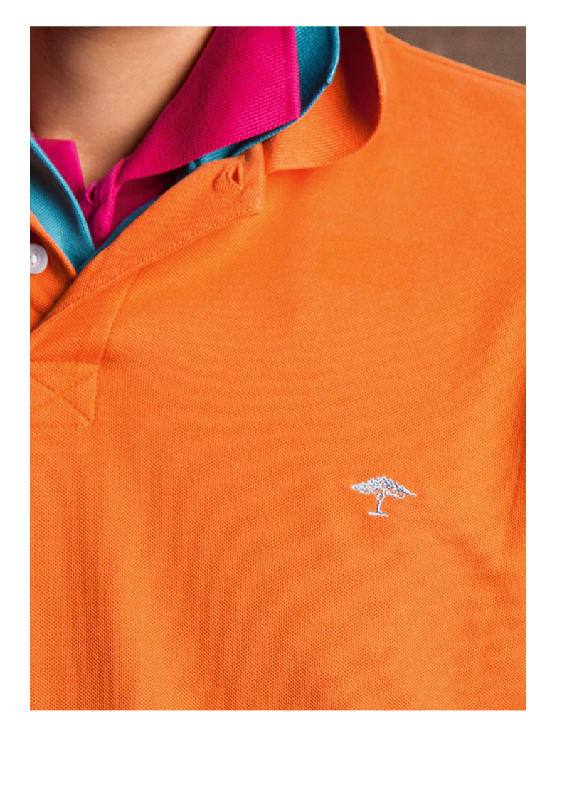 fynchhatton德国树进口短袖polo衫男无忧搭多彩棉纯色商务休闲上衣