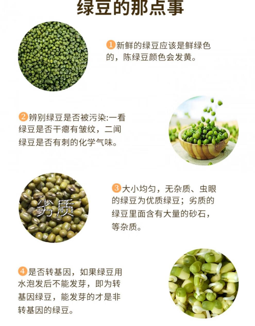 10027421692053商品名称:发豆芽专用绿豆5斤新鲜新货散装五斤小绿豆