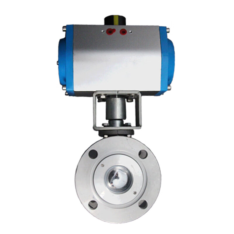 气动球阀油罐车洒水车电磁球阀法兰开关东风福田两通球阀dn50dn80