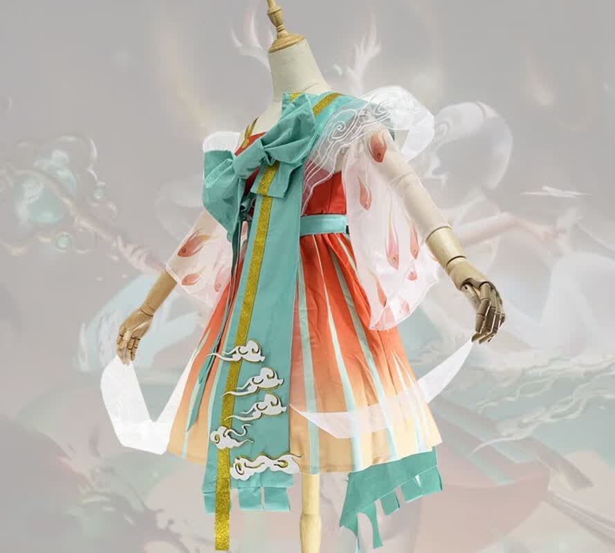 王者瑶cos服新皮肤遇见神鹿cosplay衣服现货cosplay道具假发xxl