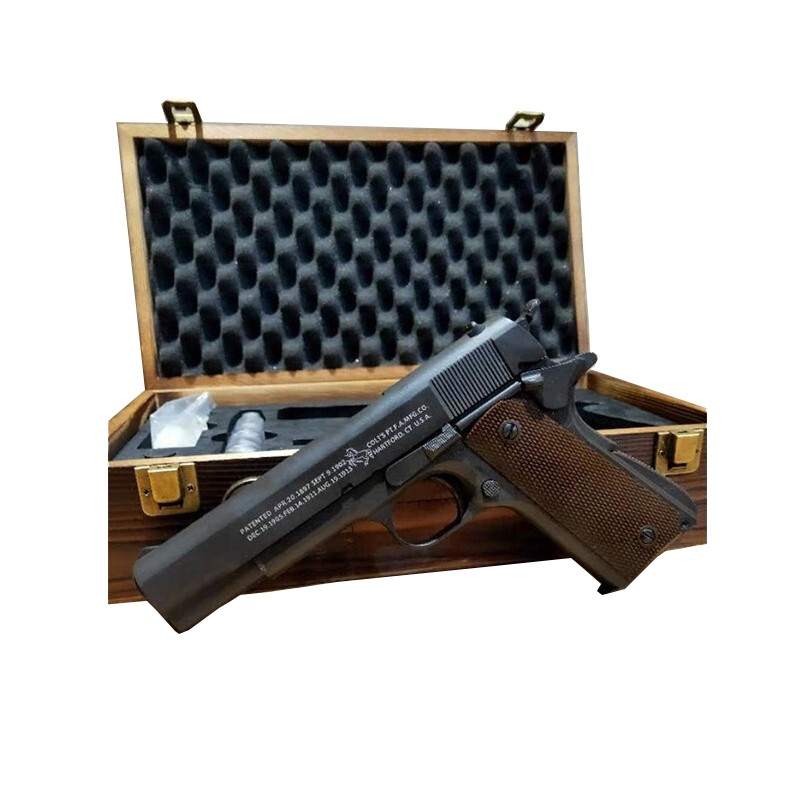 战鹰原厂m1911金属模型枪成人玩具枪zy1空挂回膛激光枪冷媒动力玩具全