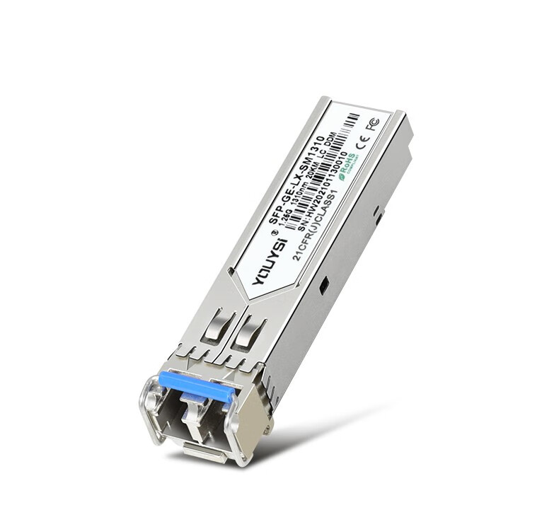 youysi 千兆单模双纤lc口sfp光模块sfp-ge-lx-sm1310-a光纤模块 【100