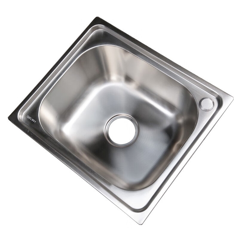 cdbm惜度 304不锈钢水槽小单槽水斗洗菜盆台上盆单盆洗碗池厨房台盆