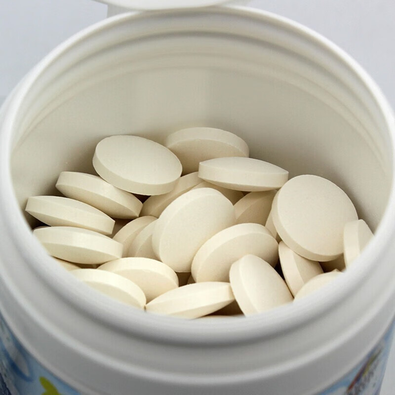 明治儿童学生青少年钙片添加维生素d乳酸菌咀嚼片日本进口保护骨骼