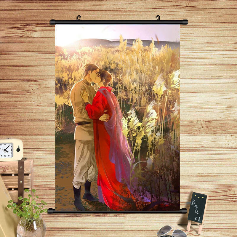 盗墓笔记周边 盗墓笔记挂画张起灵闷油瓶瓶邪王道吴邪动漫周边海报