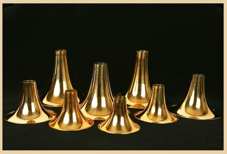 唢呐碗铜碗喇叭碗d调唢呐碗喇叭铜口漆金唢呐碗黄铜唢呐碗口漆金碗c1