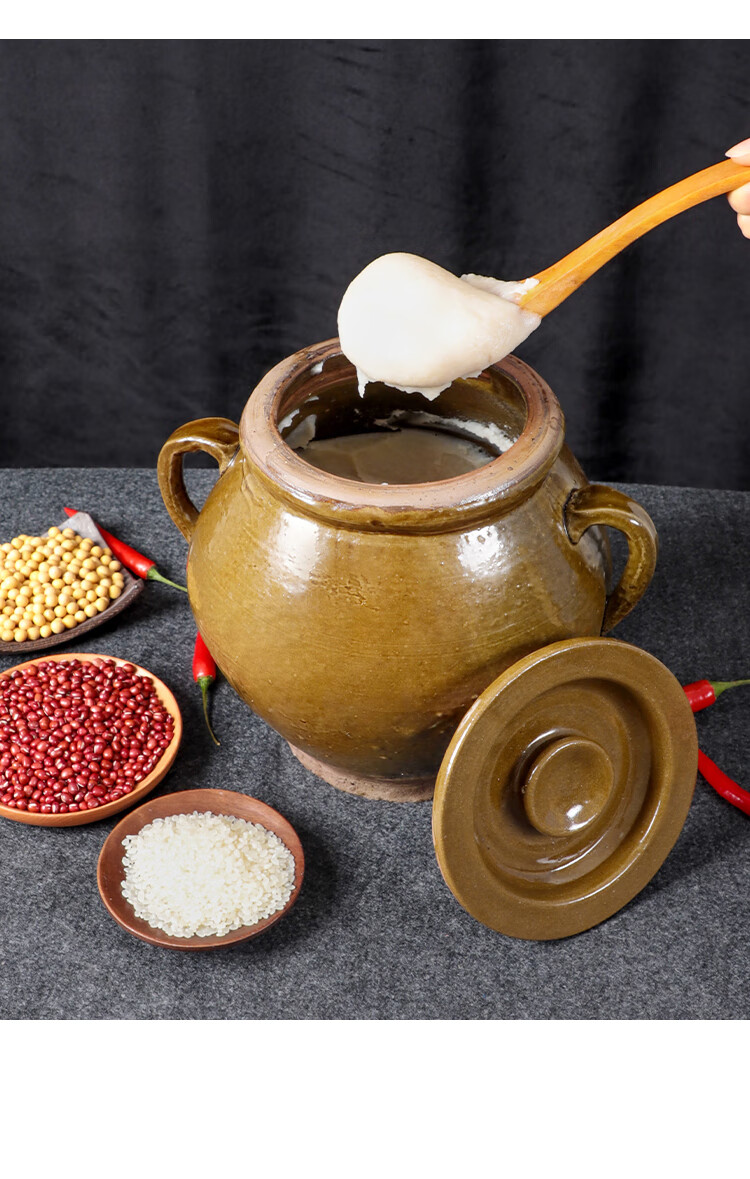 菜坛子瓦罐腌菜容器土陶家用老式带盖酱缸咸菜腌菜小缸土缸猪油罐