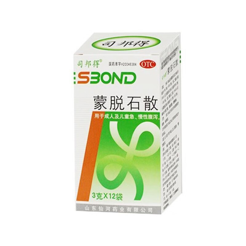 司邦得蒙脱石散3g*12袋 3盒