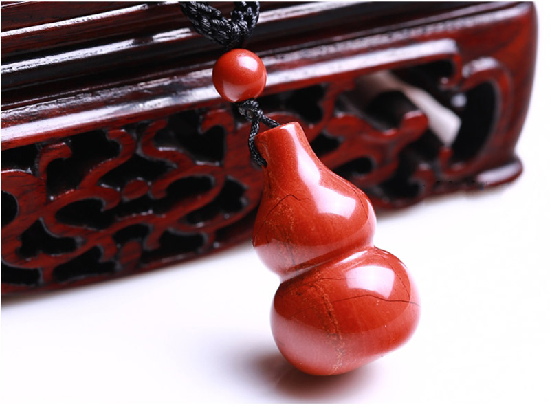 λgeyψ红竹石影子石葫芦吊坠 男女饰品节日礼物首饰挂坠项坠项链颈链