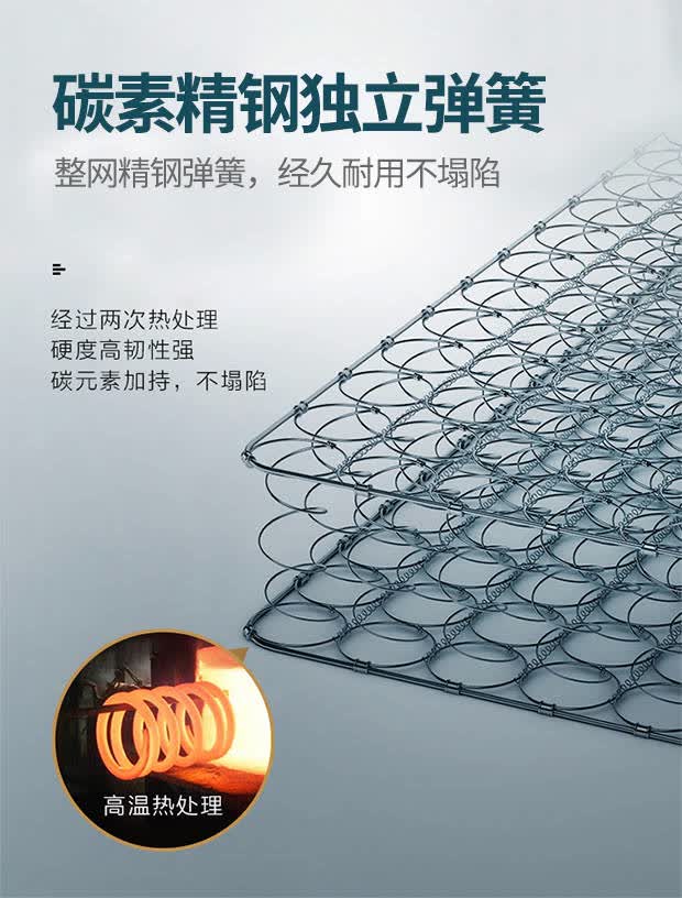 圣诞鸟床垫圣诞鸟代工厂十大席梦思弹簧床垫15米18乳胶椰棕两用20cm厚