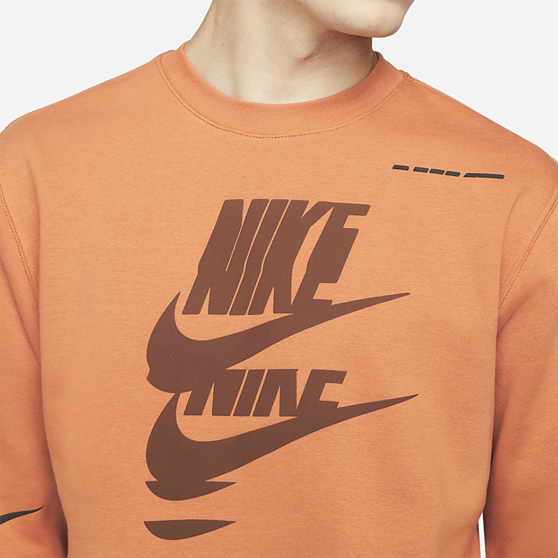 yysports nike耐克男装卫衣春新款运动休闲舒适圆领套头衫dm6876-808