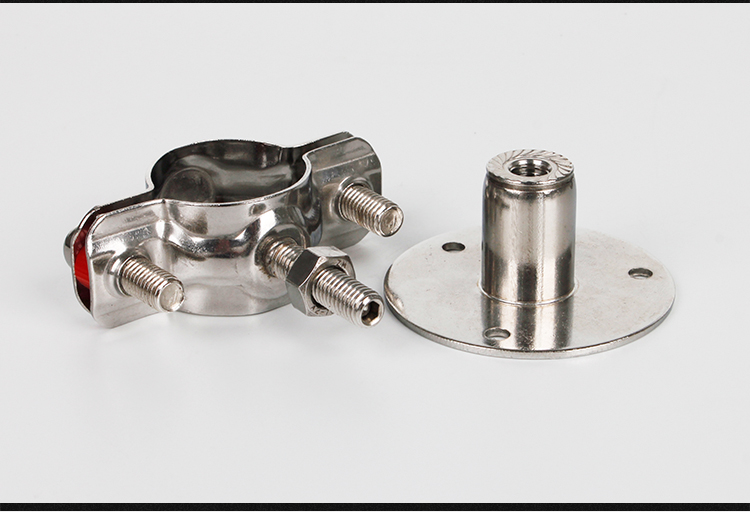 缤饰304不锈钢固定卡扣抱箍管支架可调节托架水管管卡钢管管夹pvc卡子