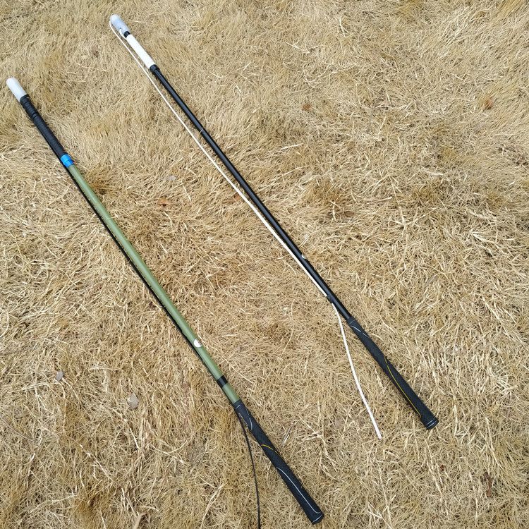 健身陀螺鞭杆子玻璃钢鞭杆碳素鞭杆陀螺配件带鞭绳装高强度防震头