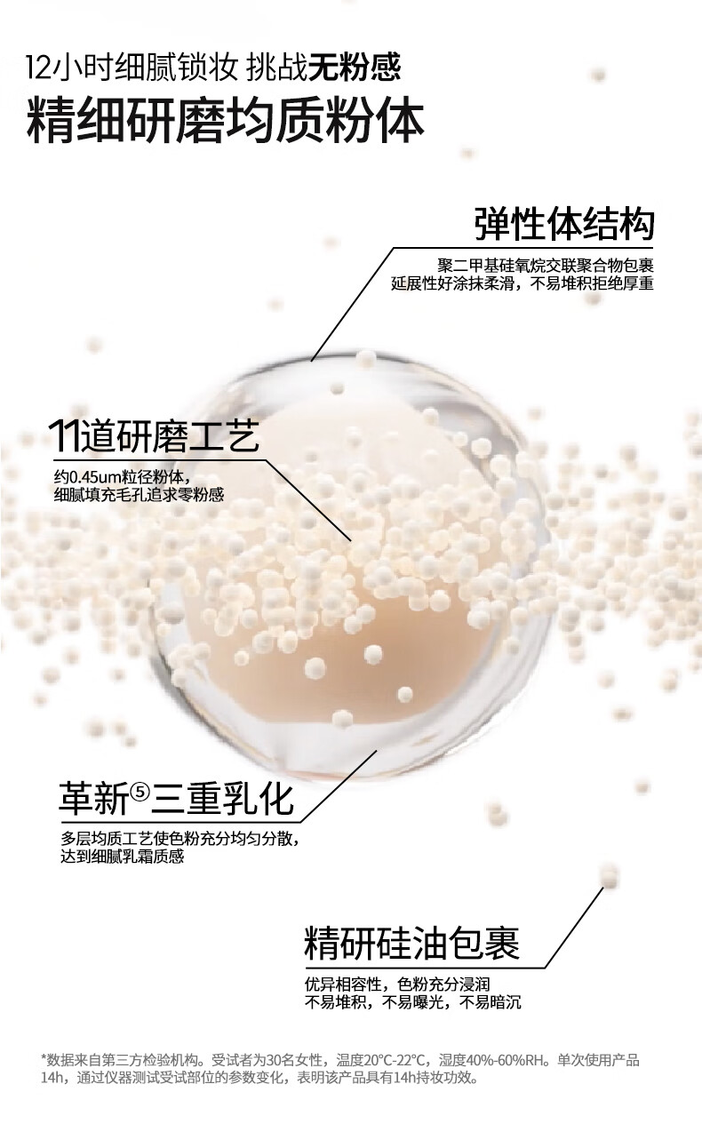 玛丽黛佳种籽气垫贴肤锁妆龙年限定气垫持妆干皮柔光肌滋润粉底(2替换装） 粉金限定C01桃氲（替换芯*2） 45g