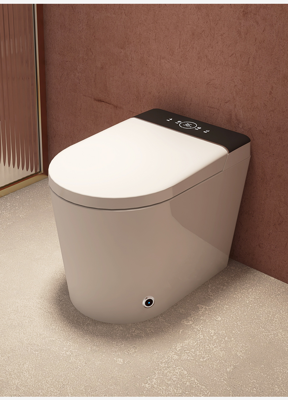 大卫伯爵 智能马桶全自动多功能一体化小户型小尺寸无水压限制马桶坐