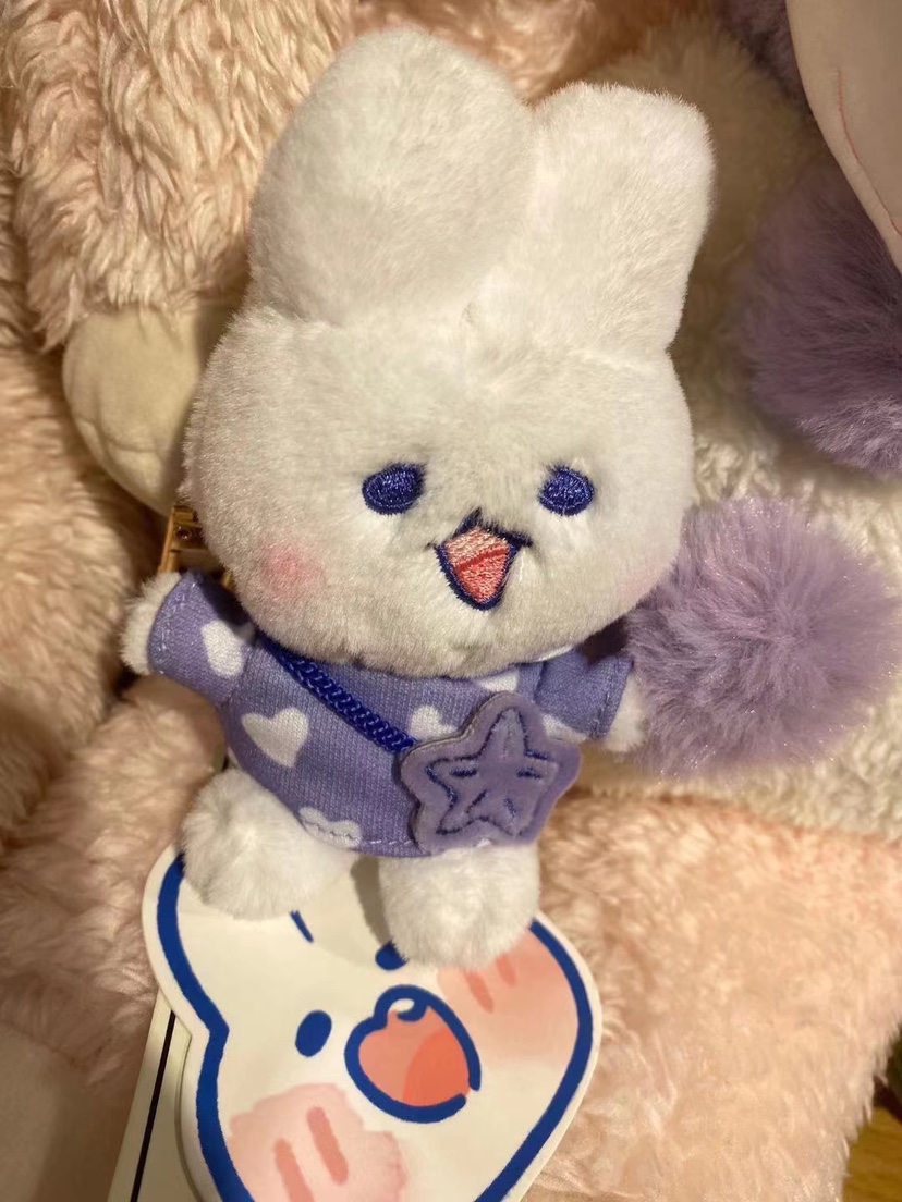 品牌直销miniso名创优品软萌兔九木杂物社薄荷兔毛绒玩偶花朵