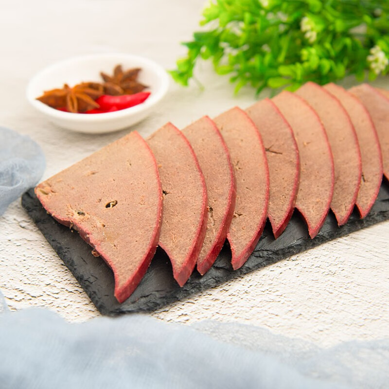 熟猪肝 新鲜现卤猪肝 下酒凉菜小吃 猪肚猪肠 酱猪肝睿展 1kg(2斤)【