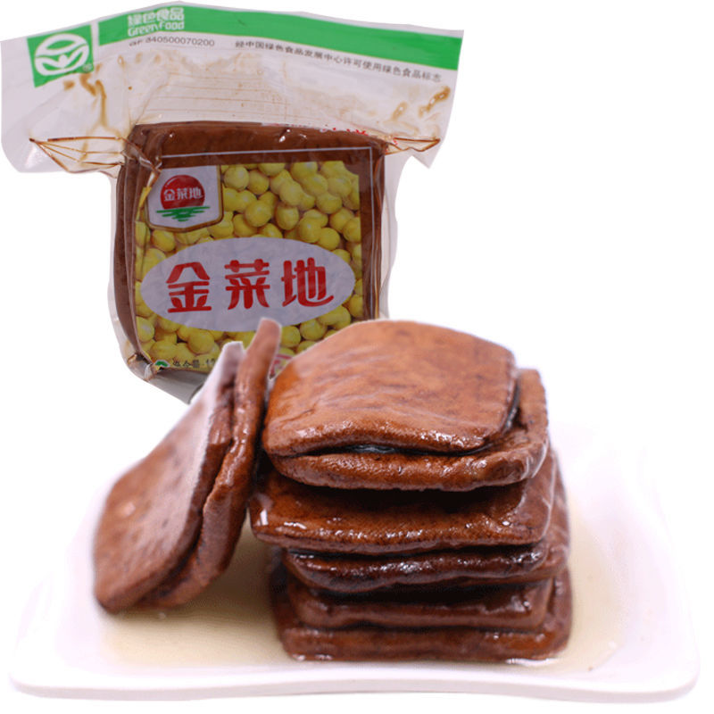 金菜地茶干马鞍山特产黄池豆干香干五香豆腐干子零食120g110g110克
