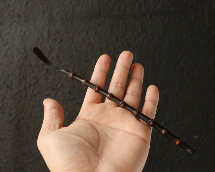 纯手工制作精选老料紫竹鞭茶拨茶道茶具文玩茶道零配件竹器图片色