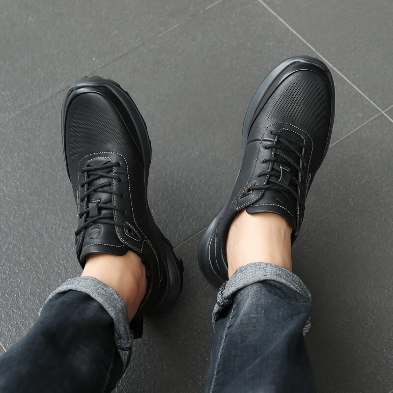 ecco爱步休闲运动鞋男户外探索透气舒适减震跑步鞋健步系列870909