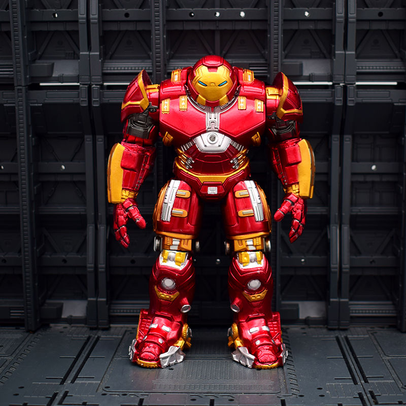 漫威 复仇者联盟4反浩克装甲可动钢铁侠机甲模型摆件儿童礼物儿童玩具