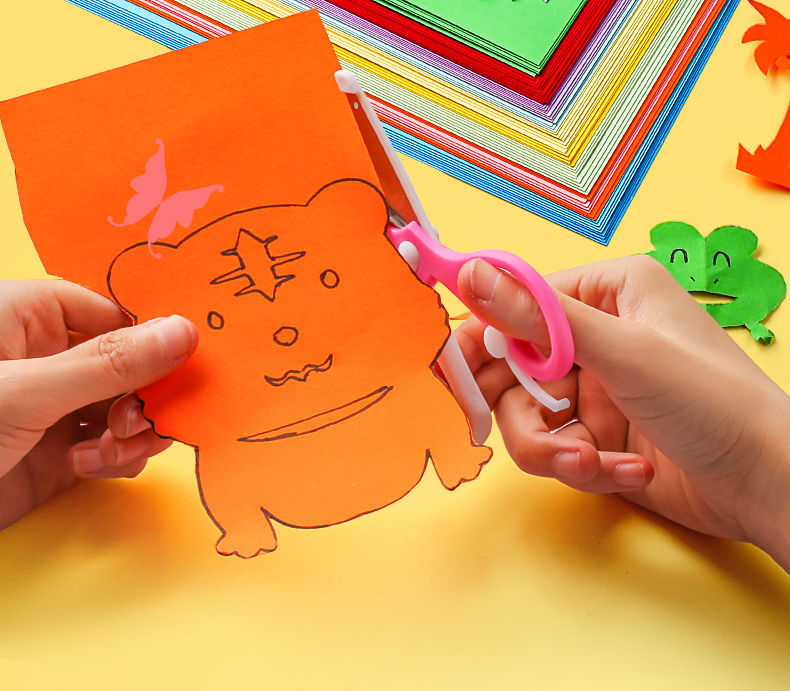 30色彩色硬卡纸彩纸手工纸厚硬幼儿园儿童制作材料a4纸画画8k4k 30色