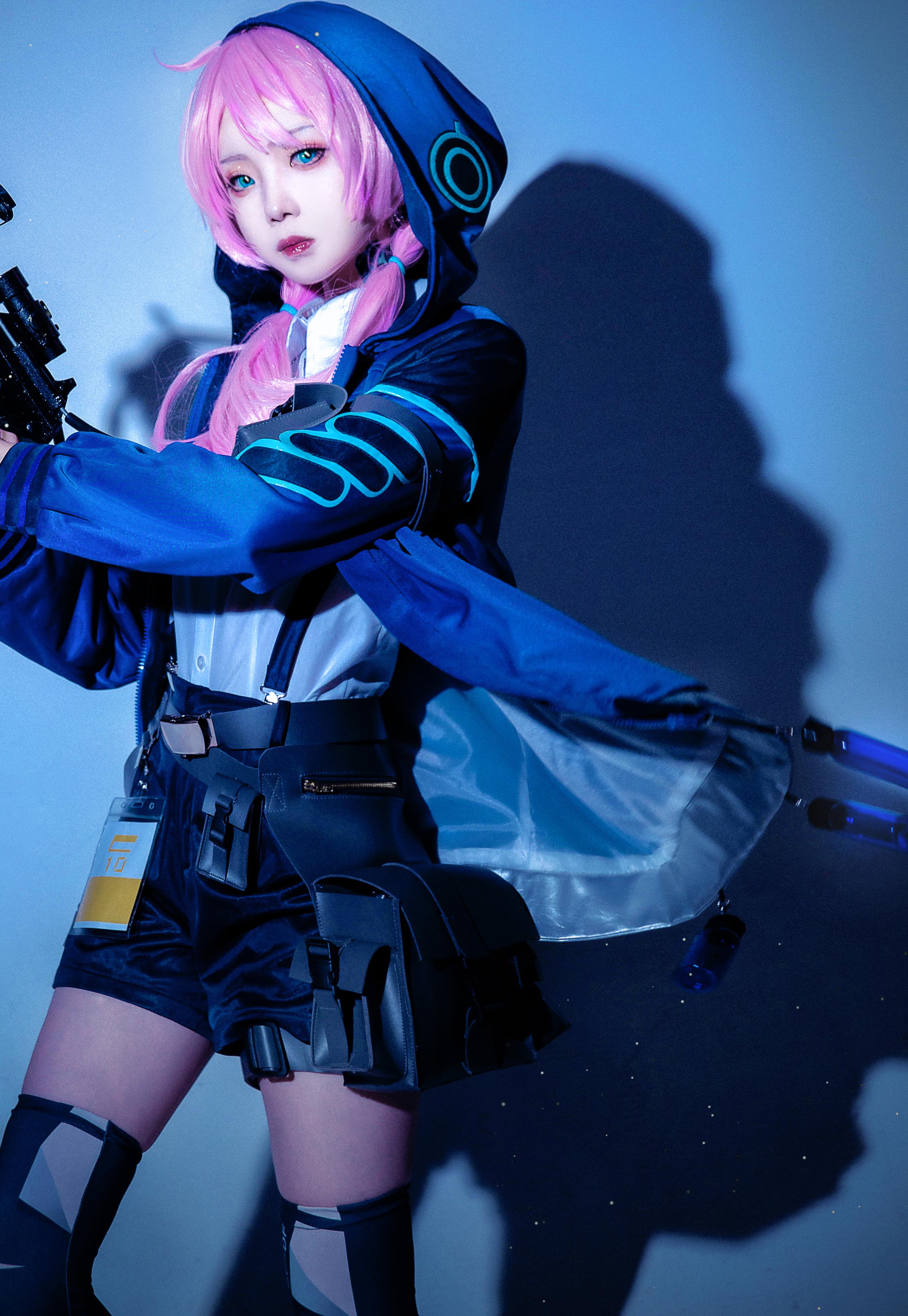 蓝毒cos服 蓝毒精二cos服明日方舟cos服蓝毒cospaly服 外套 瓶子6个