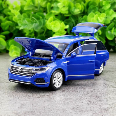 途昂途锐车模大众途观合金汽车模型原厂仿真金属车模收藏摆件回力玩具