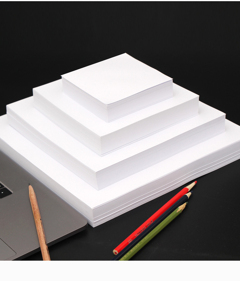 正方形白卡纸手工硬卡纸厚1010cm2020cm白色卡纸儿童画画纸1515厘米
