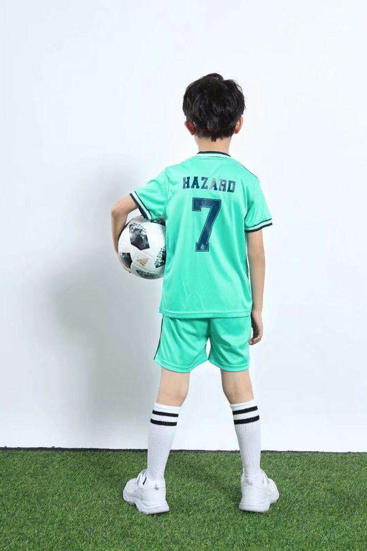 随远儿童足球服套装短袖男女童足球训练服小学生运动球衣比赛队服定制